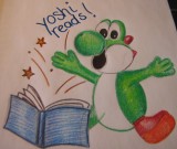 Yoshi reads